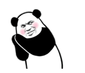 抖音爆火！这款超大霸屏熊猫头动态表情包刷屏斗图圈