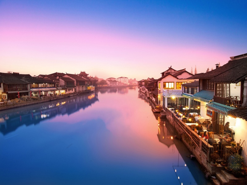 乌镇夜色江南景 高清风景壁纸合集