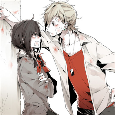 二次元污系情侣头像 32张高清好看的男女配对图