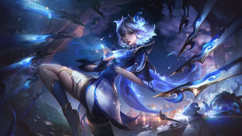 LOL青花瓷艾瑞莉娅壁纸上新！2560×1600高清版直接存