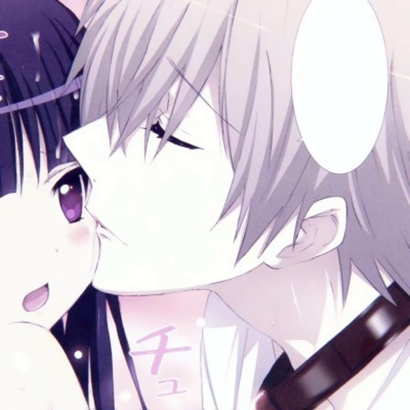 黑白暗黑风动漫情侣头像来了！18张高清二次元情头合集