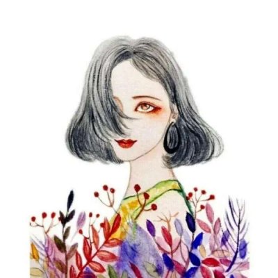 30张高清韩国插画情侣头像 一男一女超好看