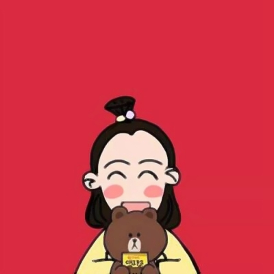 18张高清二次元红色系情侣头像 一男一女动漫版合集