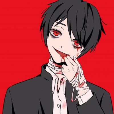 16组高清丧气二次元病娇黑化情侣头像 一对两张