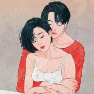 26张高清动漫相拥情头 暖到心坎的男女双人头像合集