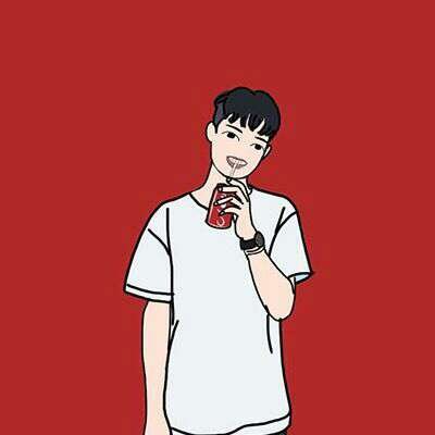 红色系创意卡通情侣头像来啦！14张高清好看的素材任你挑