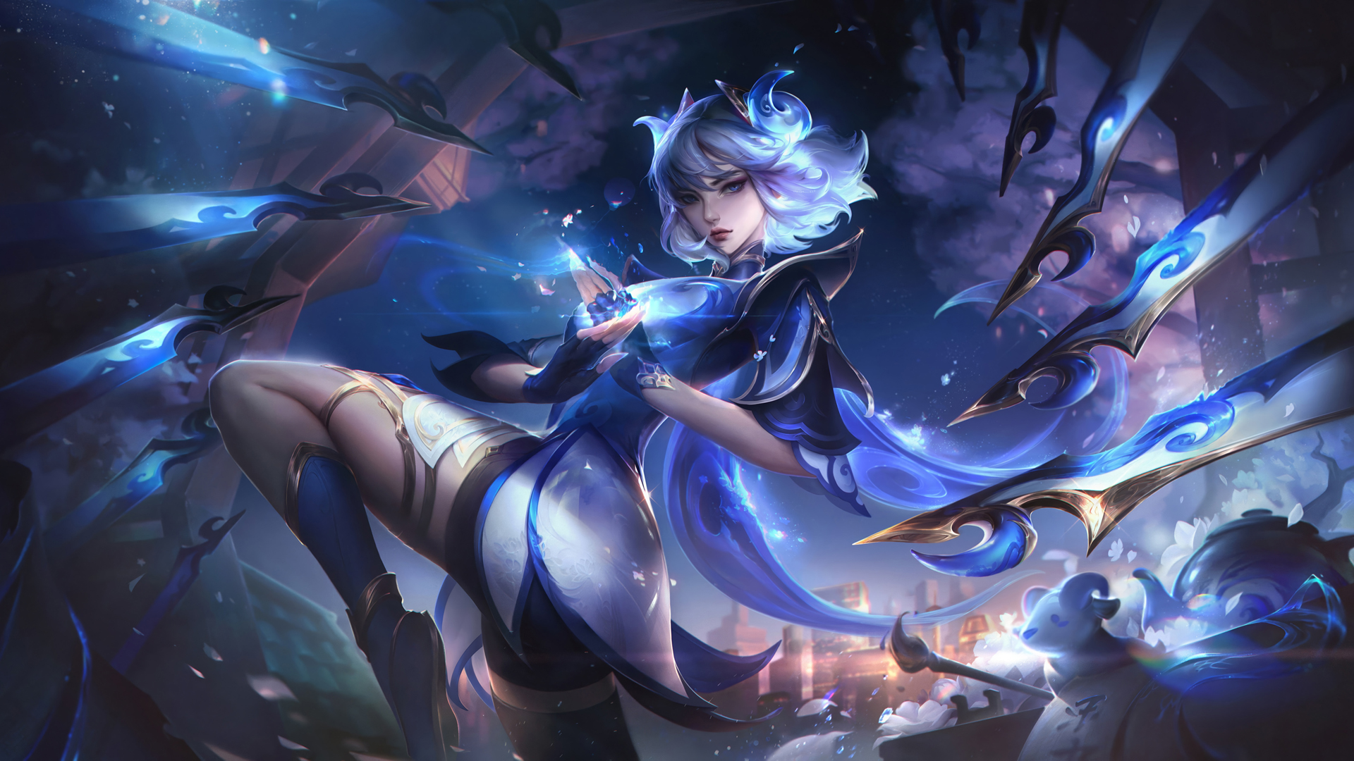 LOL青花瓷艾瑞莉娅壁纸上新！2560×1600高清版直接存