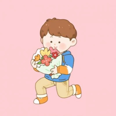 呆萌一对卡通情侣头像！22张超萌微信情头一左一右高清合集