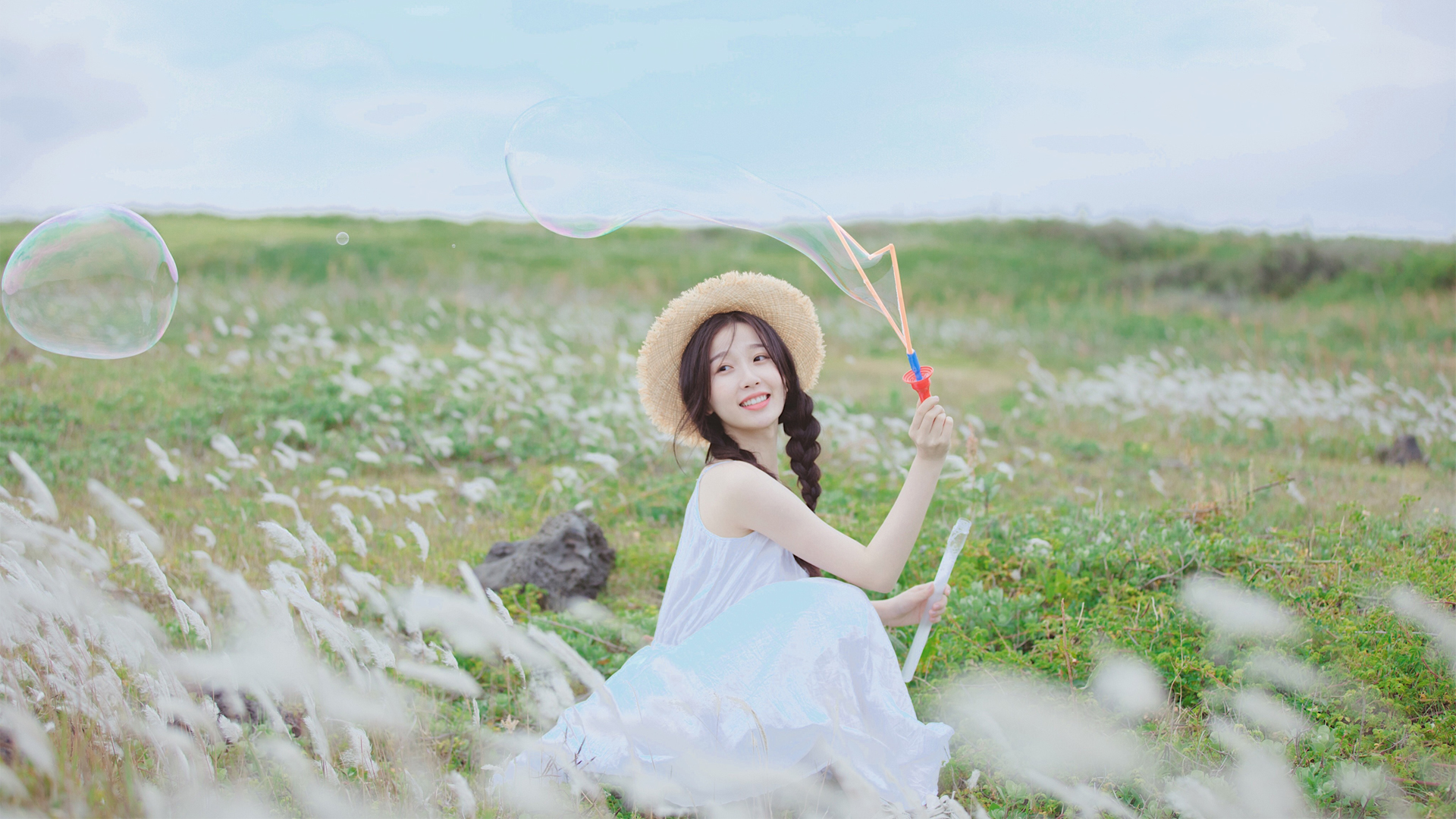 虞书欣小清新风可爱壁纸合集 多款高清尺寸可选