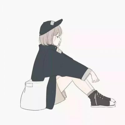 34组简约高清情侣漫画QQ头像 一对两张超好看