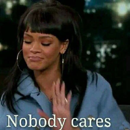 Nobody cares九连表情包合集