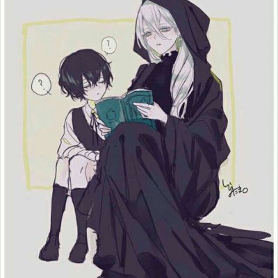 16组高清创意二次元情侣QQ头像 一对两张动漫情头