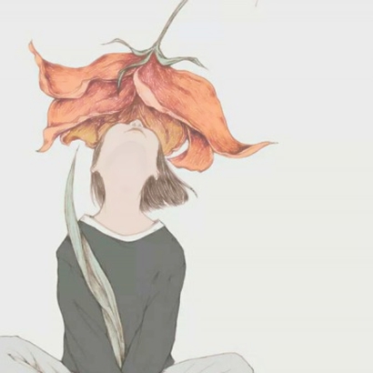 14组高清动漫情侣头像 一男一女分开款