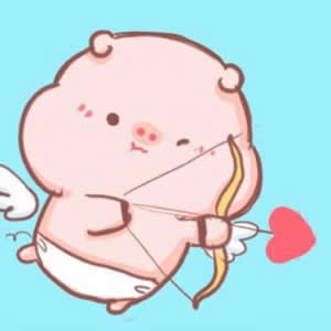 猪年情侣头像来啦！12张高清可爱卡通款直接抱走