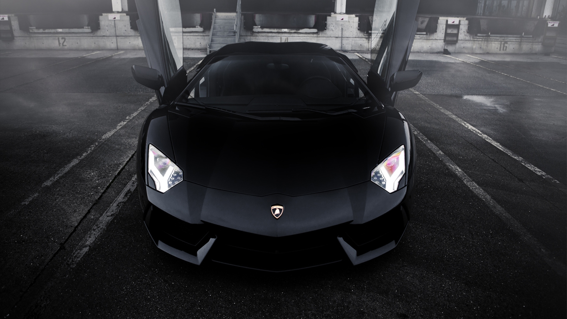 黑色兰博基尼超跑电脑壁纸！多款高清尺寸任你选