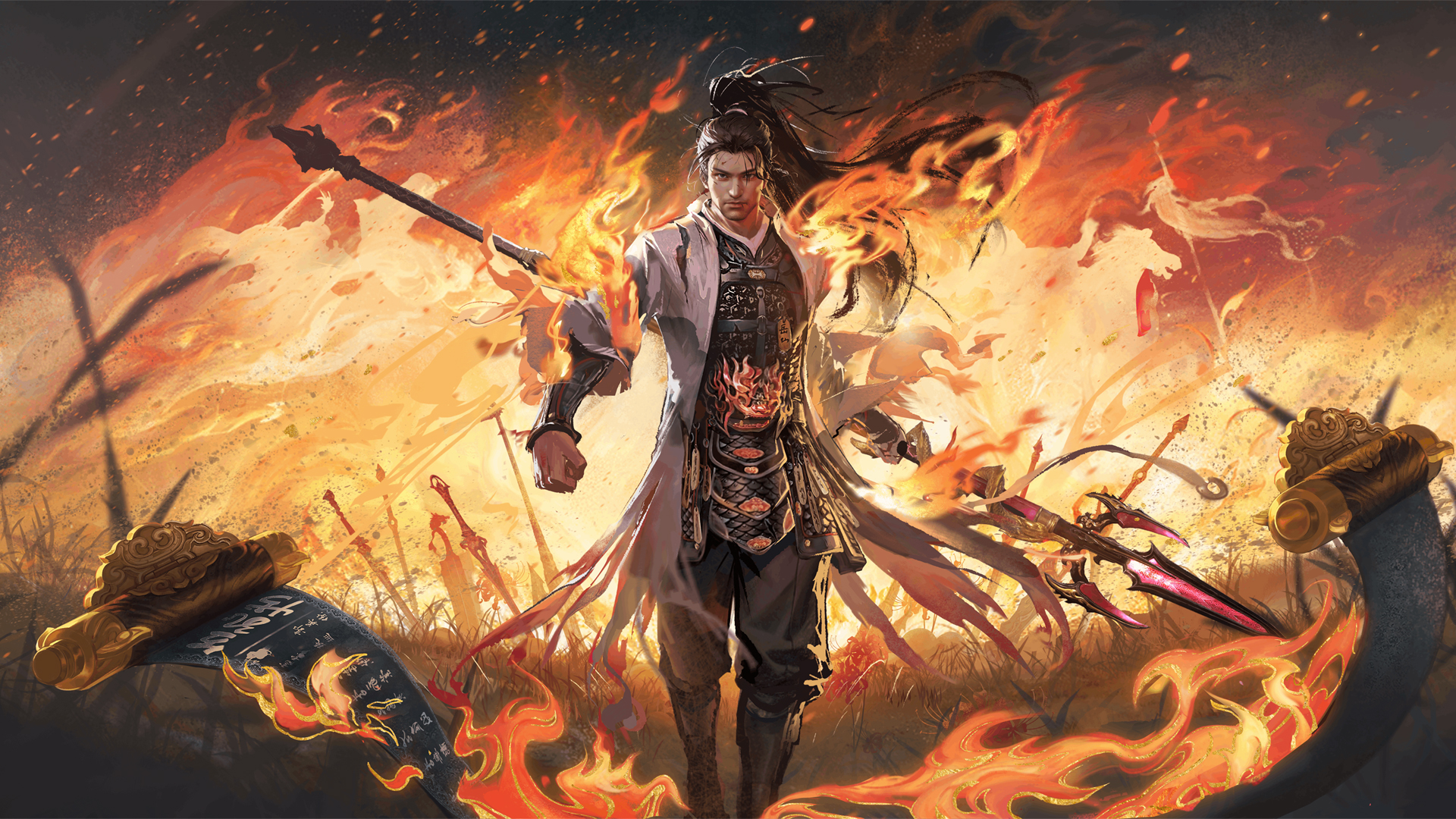 永劫无间岳山戎关将主题高清壁纸合集