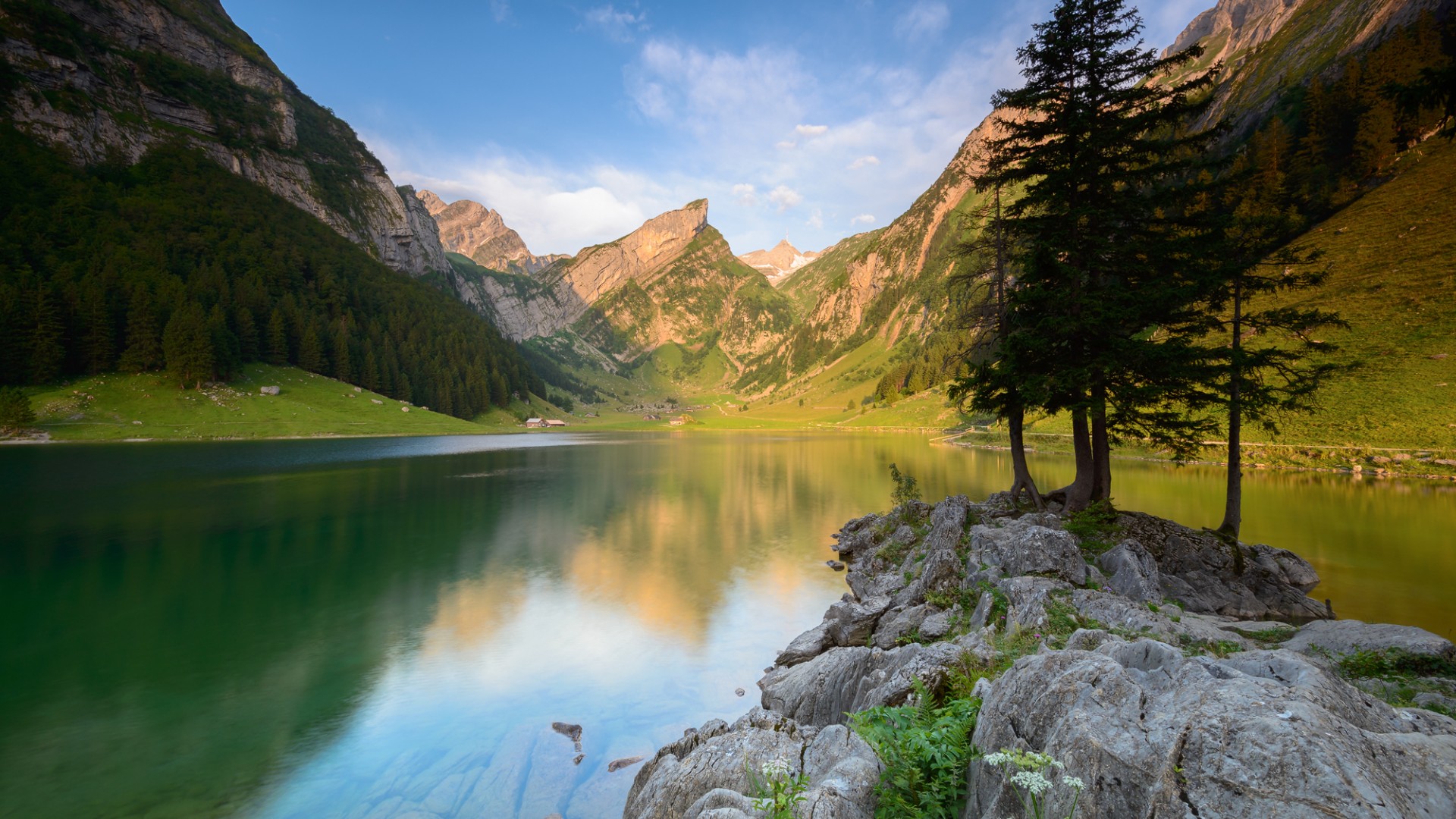 夏日湖山林景电脑壁纸合集