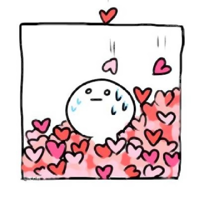 28组超可爱简笔小白人情头 左右配对手绘款高清分享