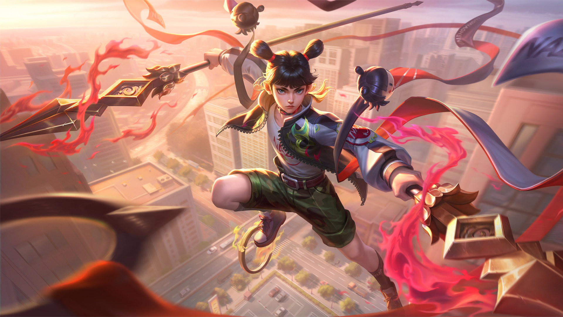 哪吒联动罗小黑！王者荣耀专属高清壁纸来了