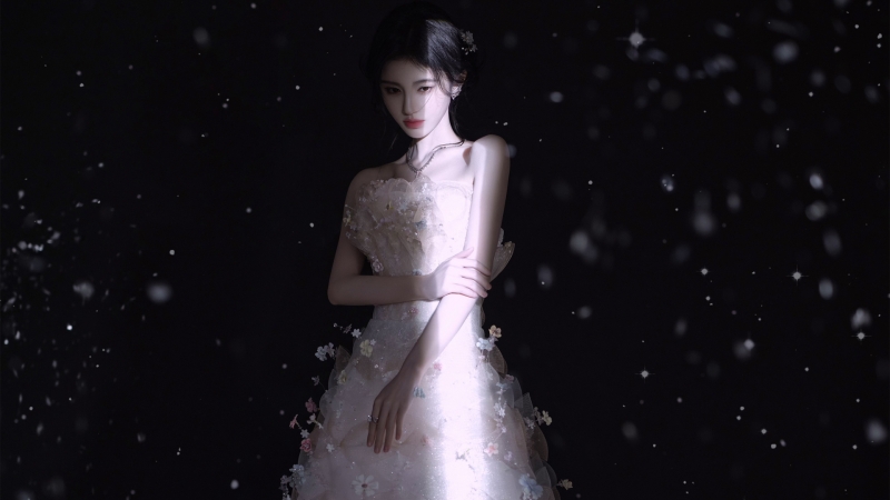 鞠婧祎氛围感高清美女壁纸分享