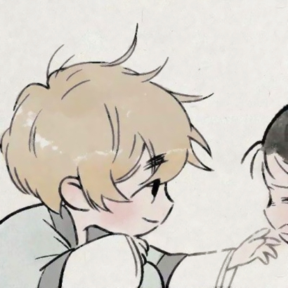 卡通呆萌二次元情侣头像 一对两张高清合集共28张