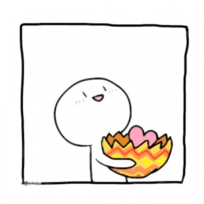 32组超好看简笔画情侣小人头像 一对两张高清版