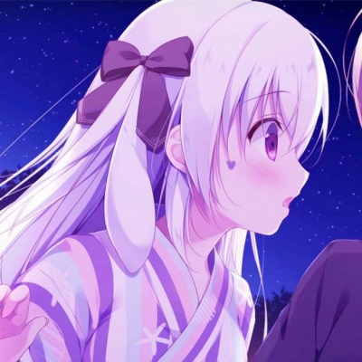 30组超暖二次元漫画情侣头像 一左一右高清图