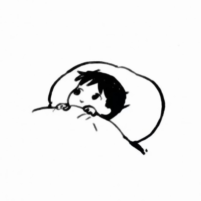 18张可爱手绘简笔画情头 高清又好看的情侣头像合集