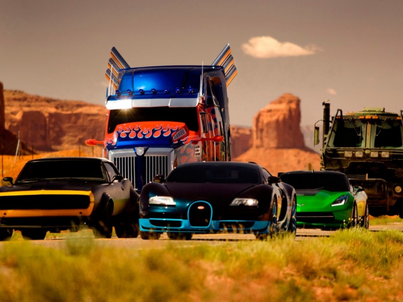 变形金刚4主题高清汽车壁纸 含雪佛兰等多款车型