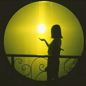 16张黄昏背影情侣头像 一左一右高清夕阳款