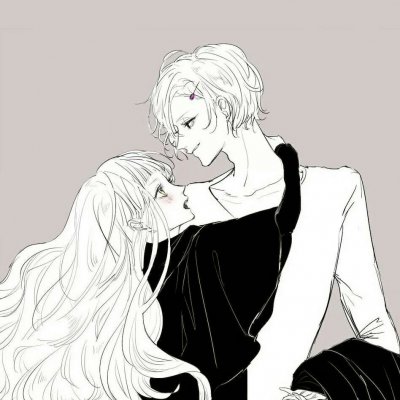 二次元污系情侣头像 32张高清好看的男女配对图