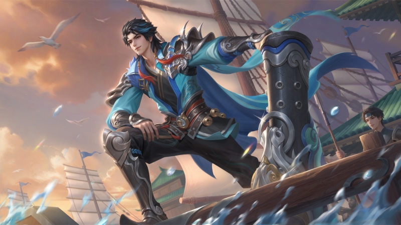 王者荣耀莱西奥踏浪烽翎壁纸上新 多款高清尺寸可选