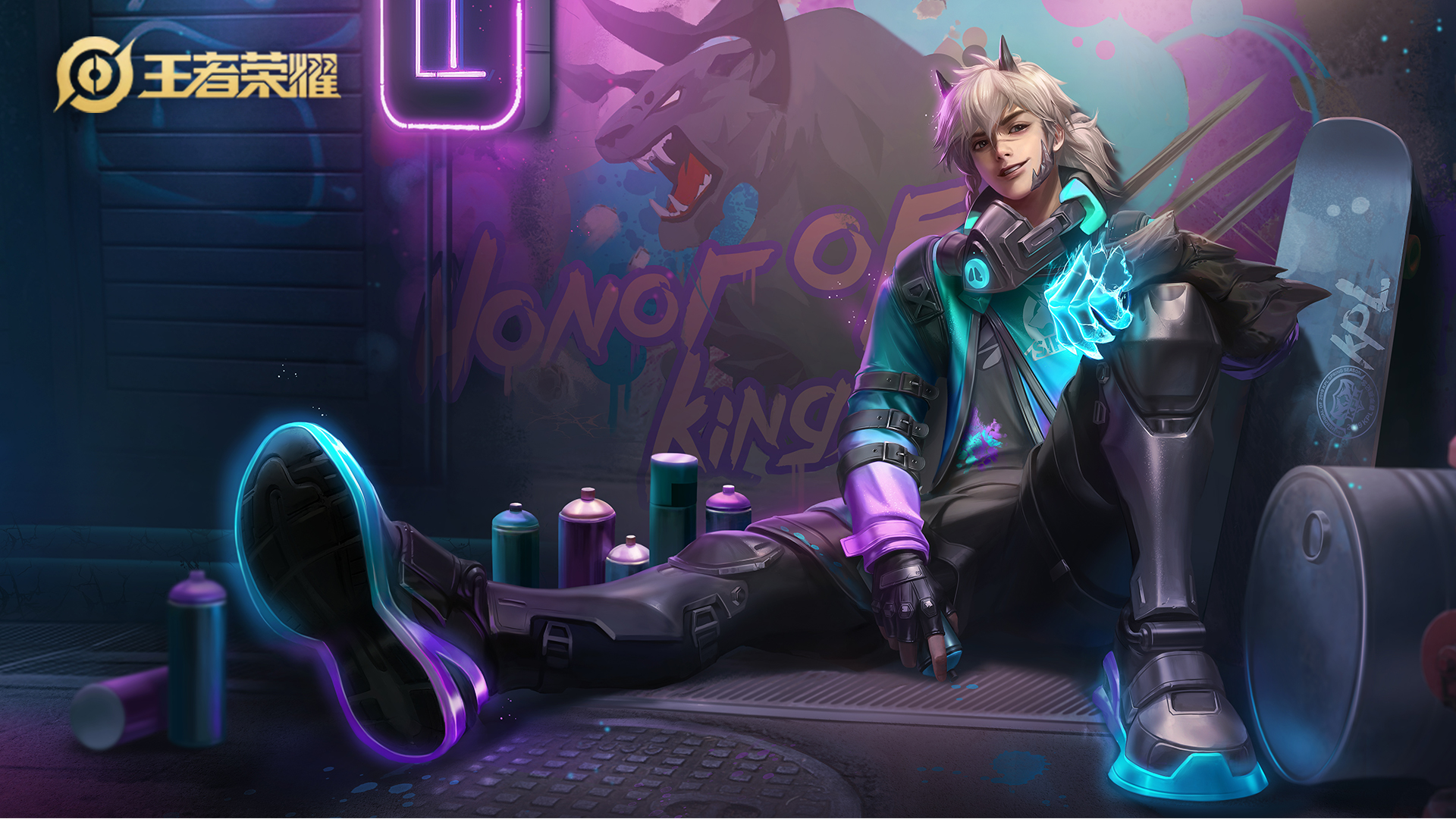 王者荣耀裴擒虎天狼狩猎者高清壁纸来了