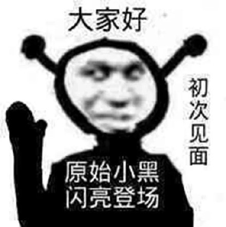 聊天斗图新选择！小黑和他的好朋友们沙雕表情包合集