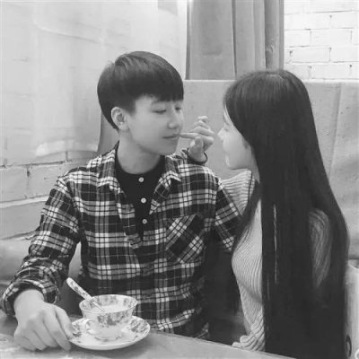 16张专属黑白情侣头像 高清不撞款