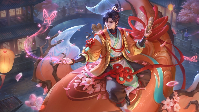 王者荣耀庄周锦麟游梦电脑壁纸上线！多款高清分辨率可选