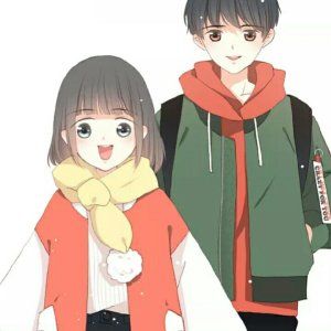 《怦然心动》动漫情头合集 20张高清唯美情侣头像