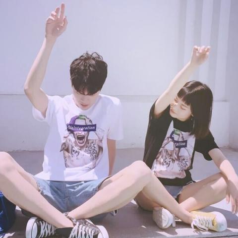 韩版高清情侣头像！24张一对两张的好看情头合集