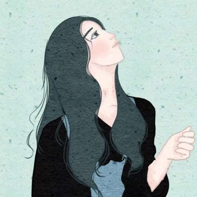 30张高清韩国插画情侣头像 一男一女超好看