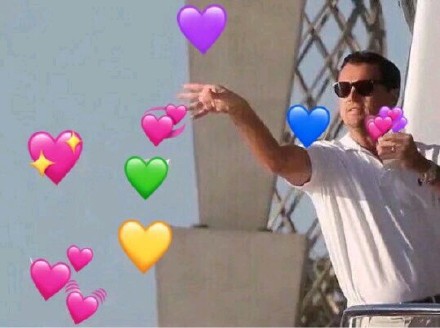 满屏小心心太甜啦！我的眼里都是你的表情包合集