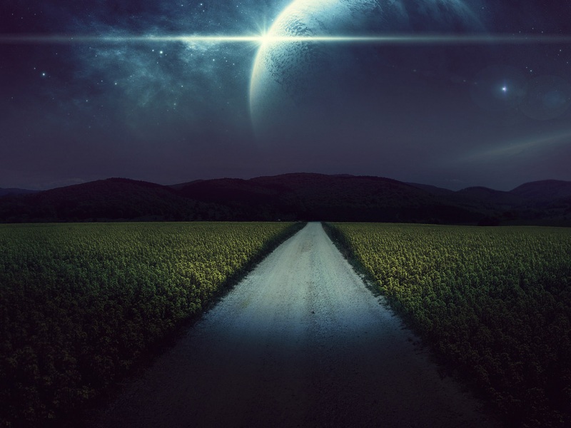 氛围感拉满！这款夜晚风景壁纸太适合当电脑桌面了