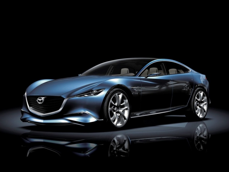 黑色马自达Shinari概念车 高清电脑桌面壁纸分享