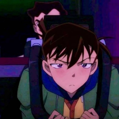 抖音超火！柯南毛利兰情侣头像 12张高清原图合集