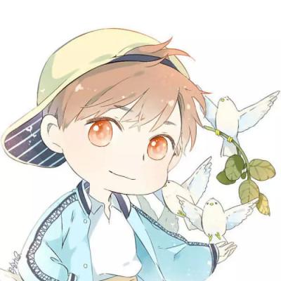 26张简约呆萌款！一男一女卡通动漫情侣头像合集