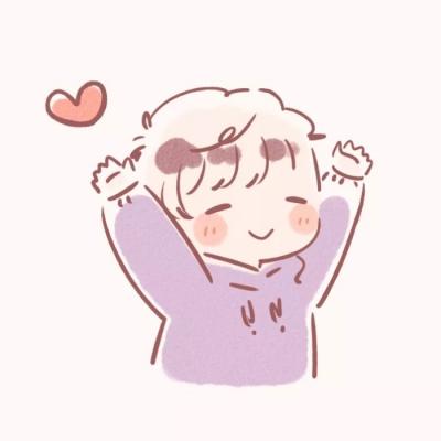 24张高清可爱动漫情侣头像 一男一女配对款