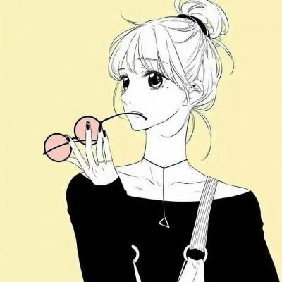 24张简约手绘情侣头像 高清耐看又好看