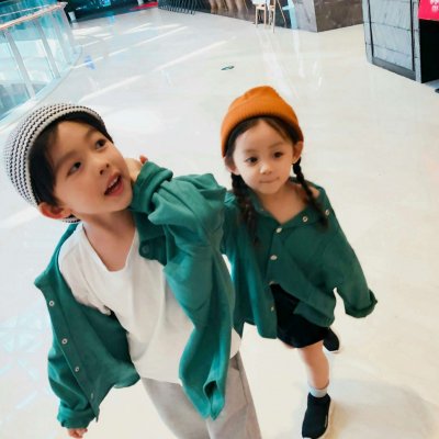 24组超萌小孩情侣头像 高清好看的一对萌娃情头