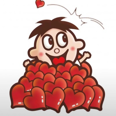 超甜！6张一左一右的可爱旺仔情侣头像高清合集