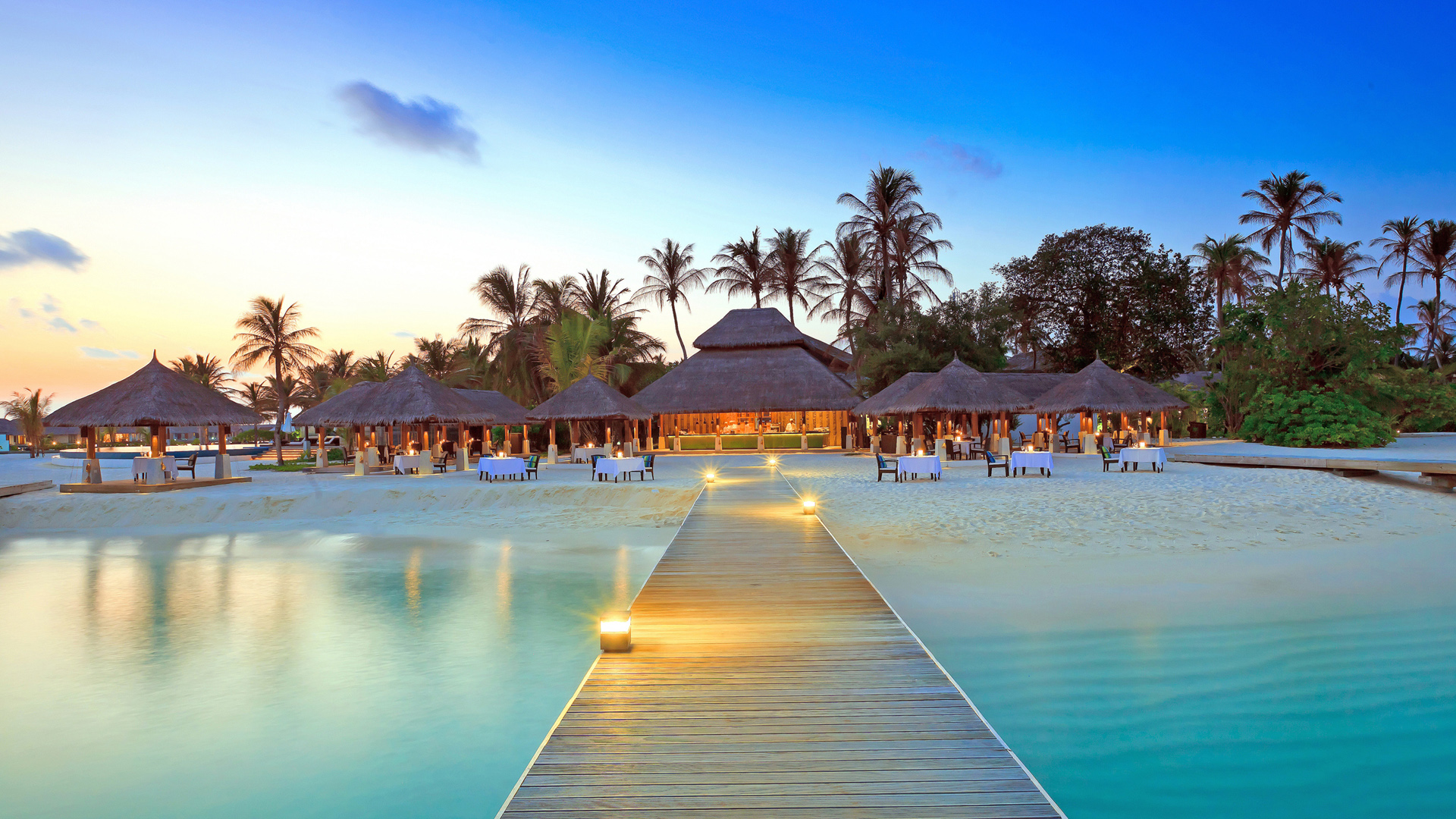 马尔代夫群岛风景电脑动漫桌面壁纸分享