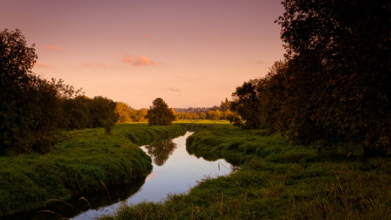 溪流动漫风电脑桌面壁纸推荐